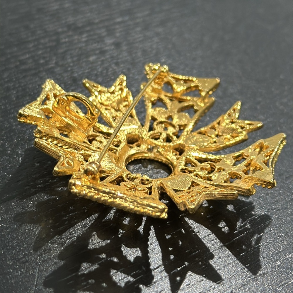 Kenneth Jay Lane Vintage Antique Brooch Pin - Picture 3 of 6